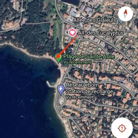 Petit Paradis Classe 3 Etoiles A 200m De La Plage! Terrasse-wifi-parking-clim Lejlighed Saint-Mandrier-sur-Mer